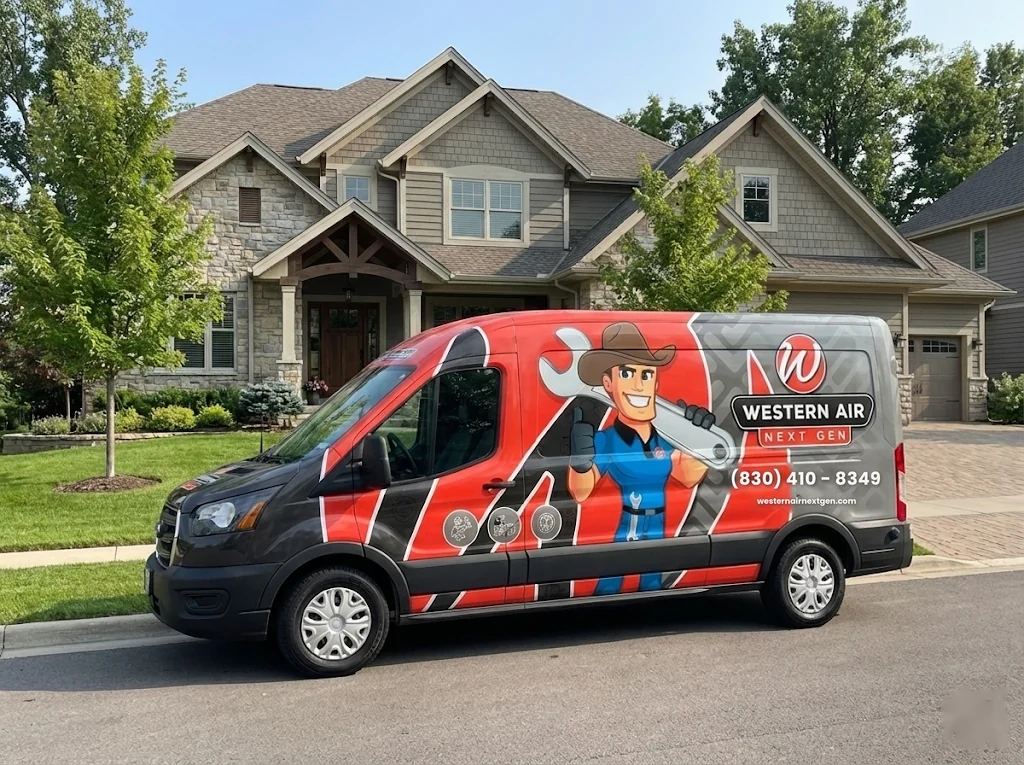 Western Air Next Gen service van - call (830) 410-8349